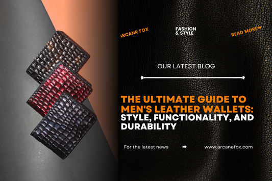 The Ultimate Guide to Men's Leather Wallets: Style, Functionality, and Durability - Arcane Fox