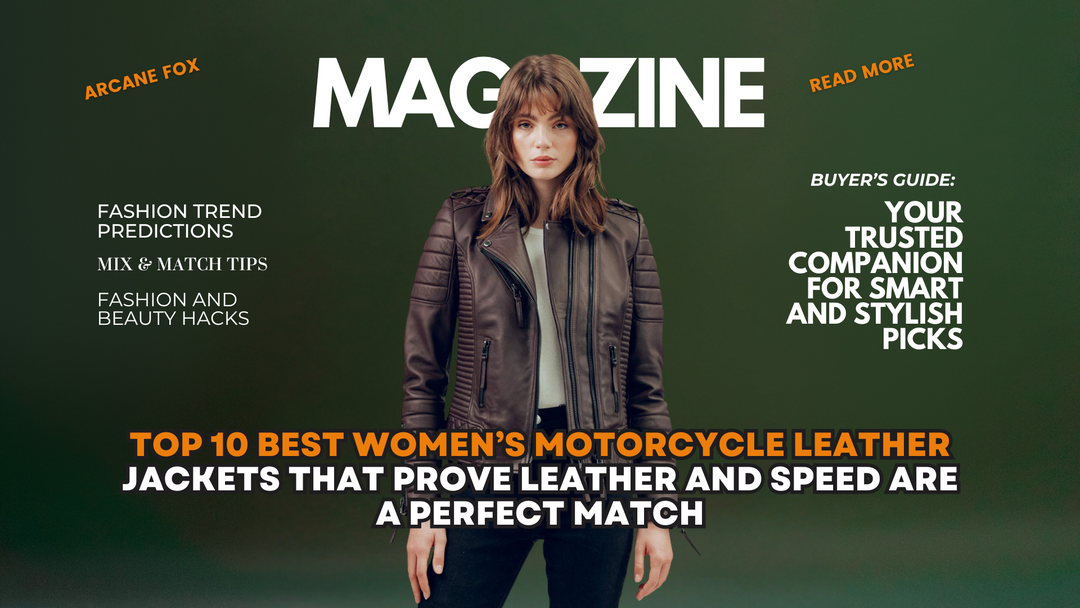 Top 10 Best Women’s Motorcycle Leather Jackets That Prove Leather and Speed Are a Perfect Match