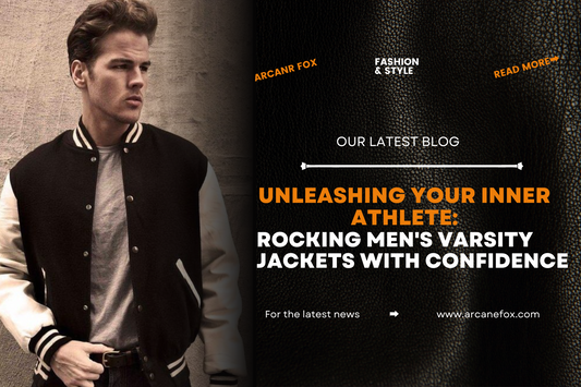 Unleashing Your Inner Athlete Rocking Men's Varsity Jackets with Confidence