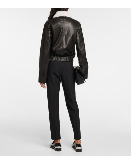 Women's Shearling Jacket in Black