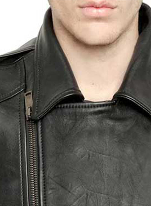 Arcane Fox - Men's Black Biker Leather Vest