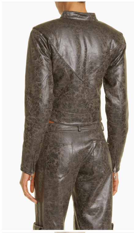 Women's Black Vintage Motorcycle Leather Jacket