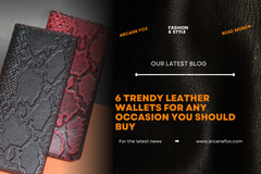 6 Trendy Leather Wallets for Any Occasion You Should Buy