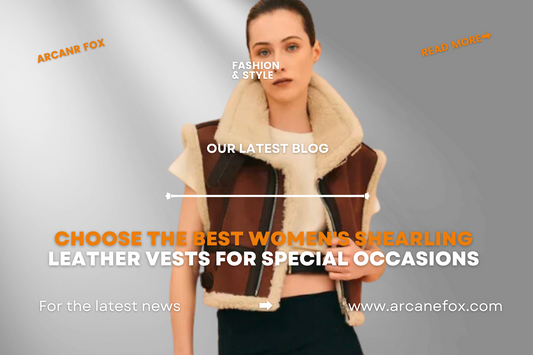 Choose The Best Women's Shearling Leather Vests For Special Occasions