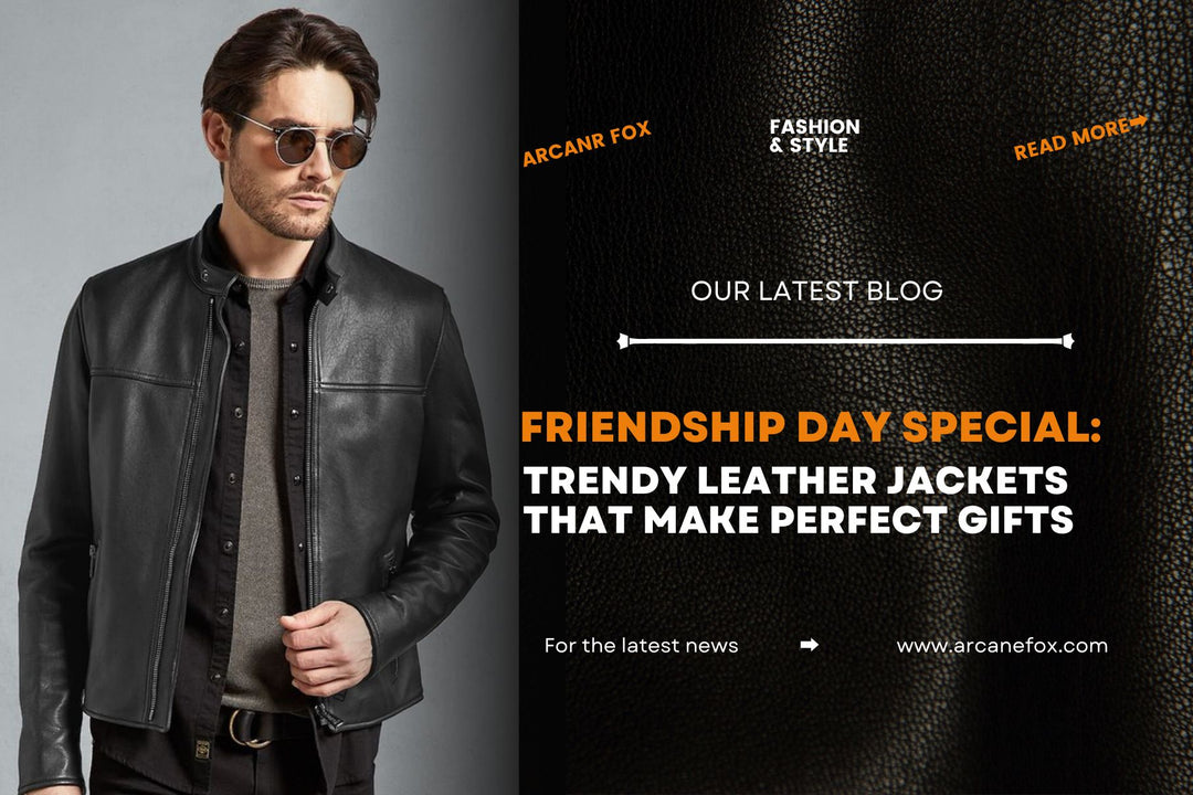 Friendship Day Special: Trendy Leather Jackets That Make Perfect Gifts