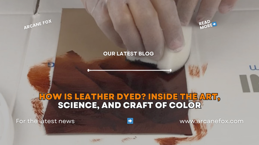 How Is Leather Dyed Inside the Art, Science, and Craft of Color