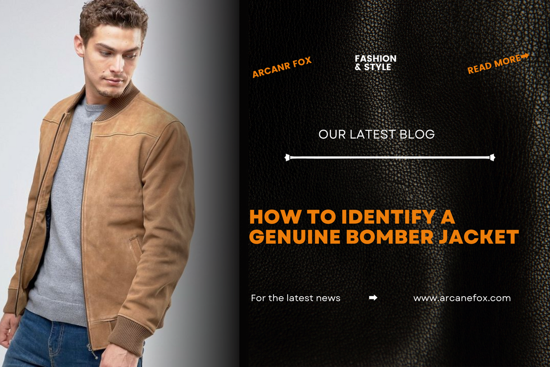 How To Identify A Genuine Bomber Jacket