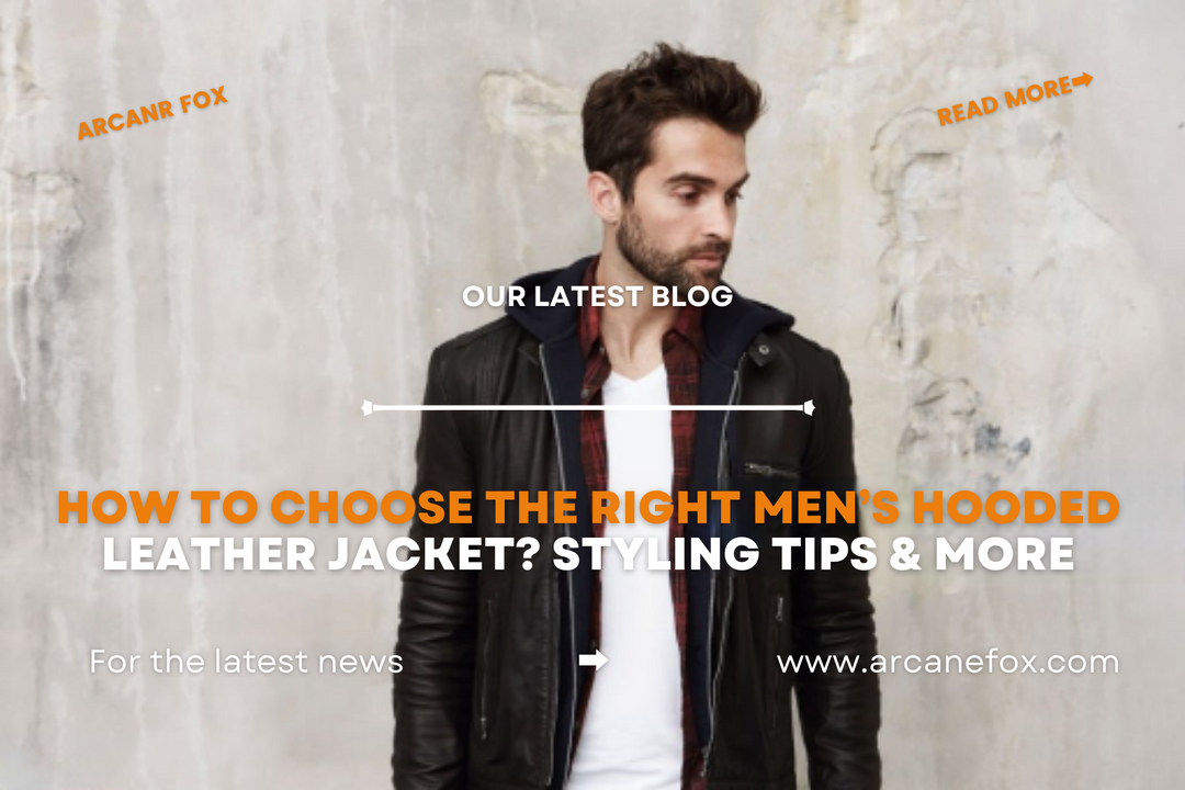  How to Choose the Right Men’s Hooded Leather Jacket Styling Tips & More