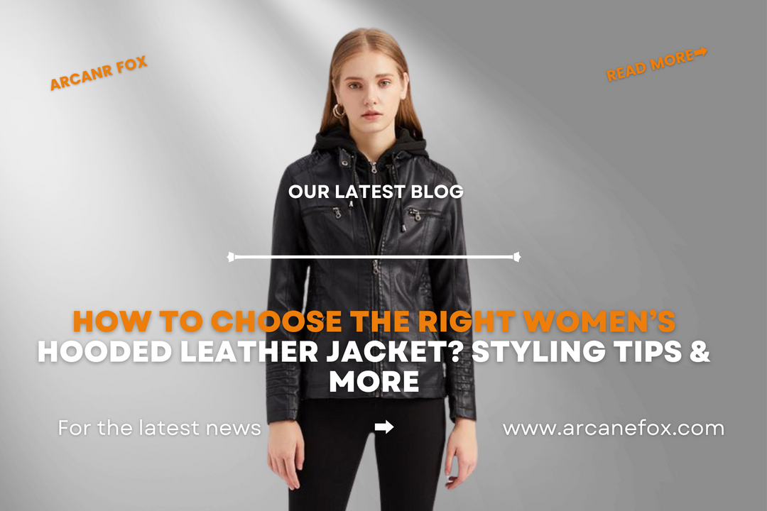 How to Choose the Right Women’s Hooded Leather Jacket Styling Tips & More
