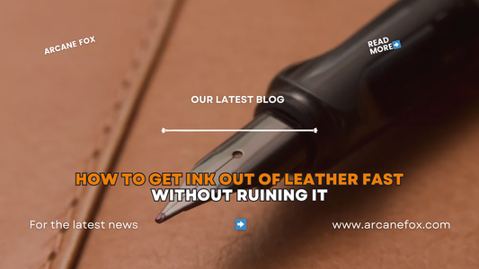 How to Get Ink Out of Leather Fast Without Ruining It