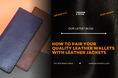 How to Pair Your Quality Leather Wallets With Leather Jackets