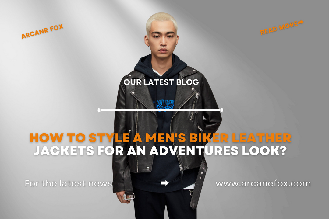 How to Style A Men's Biker Leather Jackets For An Adventures Look