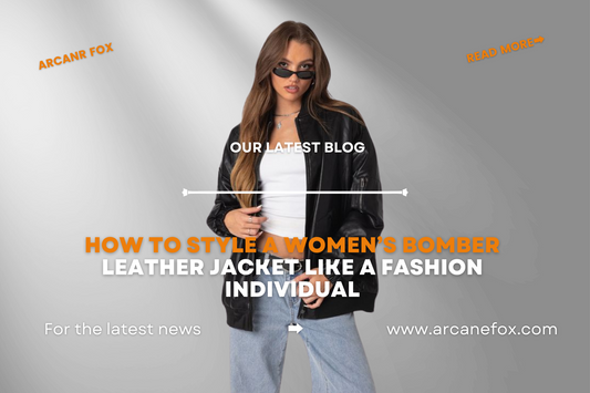 How to Style A Women’s Bomber Leather Jacket Like A Fashion Individual