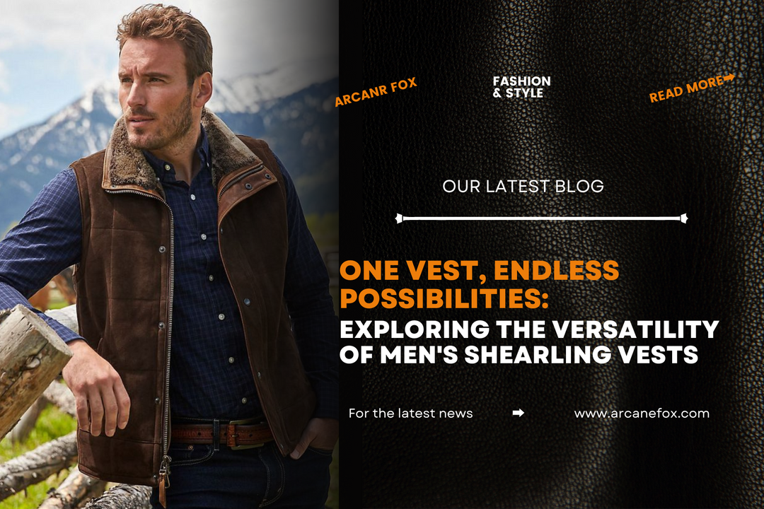 One Vest, Endless Possibilities: Exploring the Versatility of Men's Shearling Vests