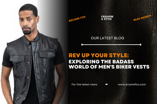 Rev up Your Style Exploring the Badass World of Men's Biker Vests