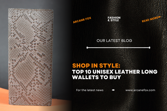 Shop in Style: Top 10 Unisex Leather Long Wallets to Buy - Arcane Fox