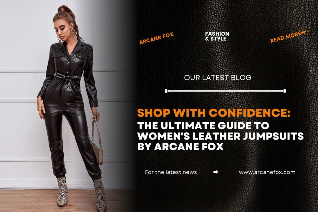 Shop with Confidence: The Ultimate Guide to Women's Leather Jumpsuits by Arcane Fox