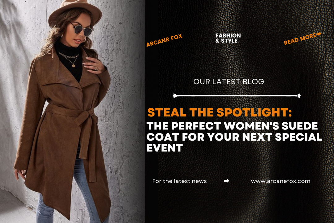 Steal the Spotlight: The Perfect Women's Suede Coat for Your Next Special Event