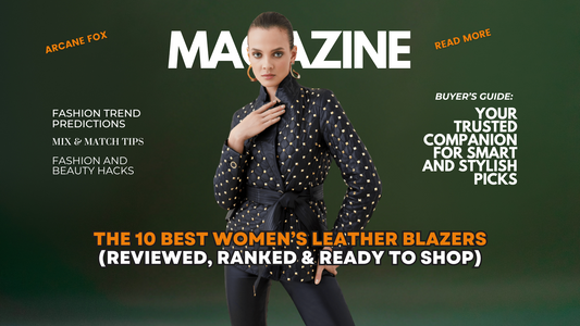 The 10 Best Women’s Leather Blazers (Reviewed, Ranked & Ready to Shop)