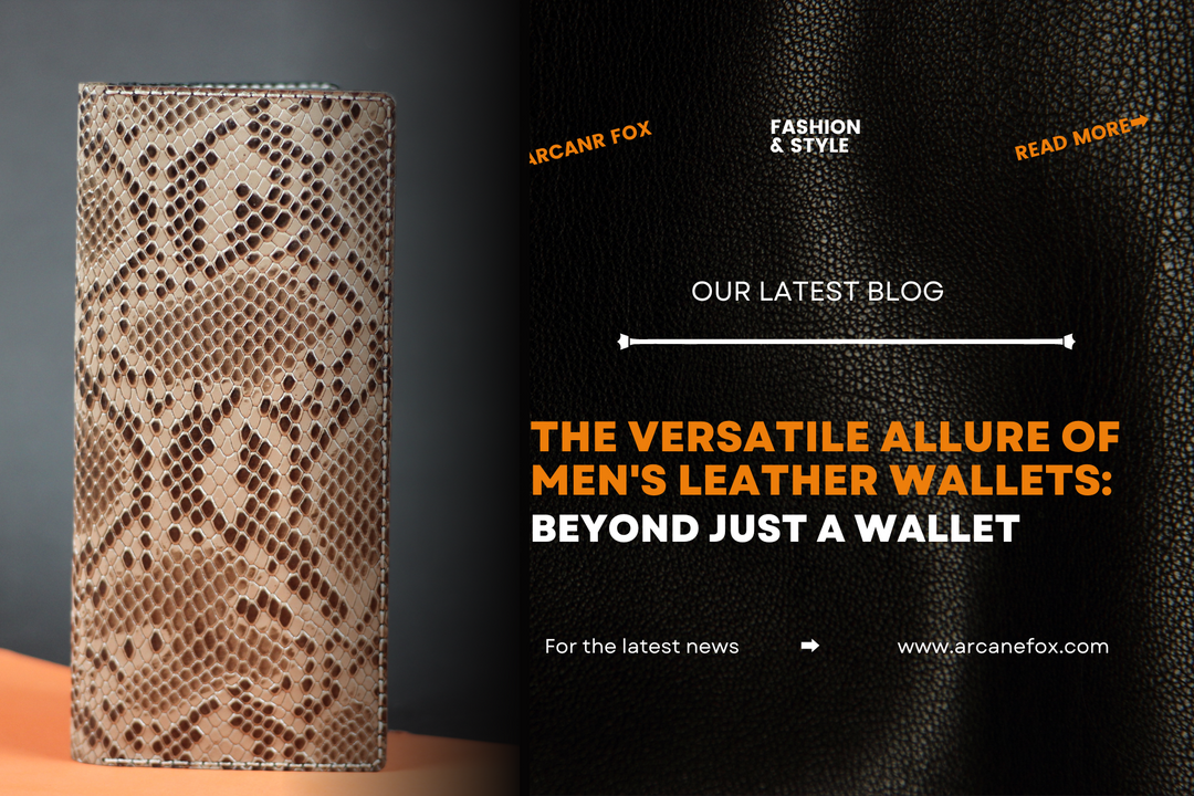 The Versatile Allure of Unisex Leather Wallets: Beyond Just a Wallet - Arcane Fox
