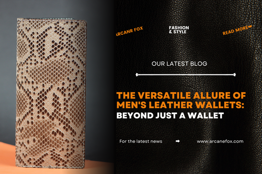 The Versatile Allure of Unisex Leather Wallets: Beyond Just a Wallet - Arcane Fox