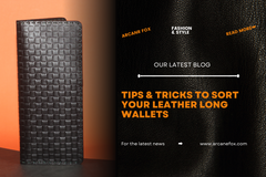 Tips & Tricks To Sort Your Leather Long Wallets