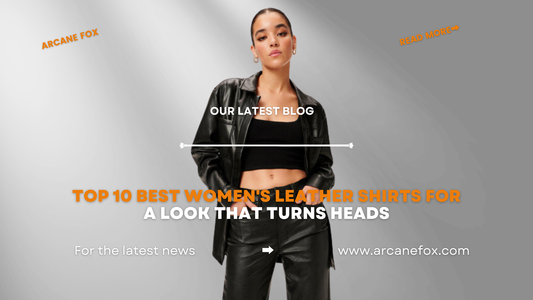 Top 10 Best Women's Leather Shirts for a Look That Turns Heads