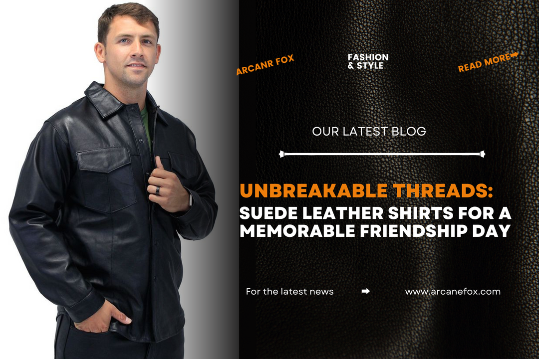 Unbreakable Threads: Suede Leather Shirts for a Memorable Friendship Day