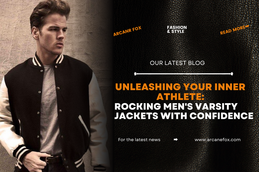 Unleashing Your Inner Athlete Rocking Men's Varsity Jackets with Confidence