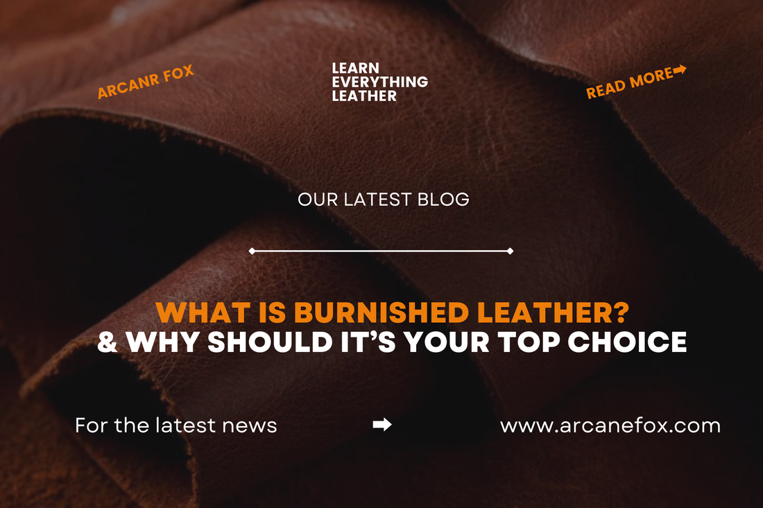 What is Burnished Leather? & Why Should It’s Your Top Choice