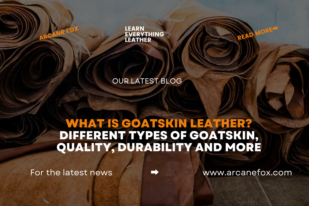 What is Goatskin Leather Different Types of Goatskin, Quality, Durability and More