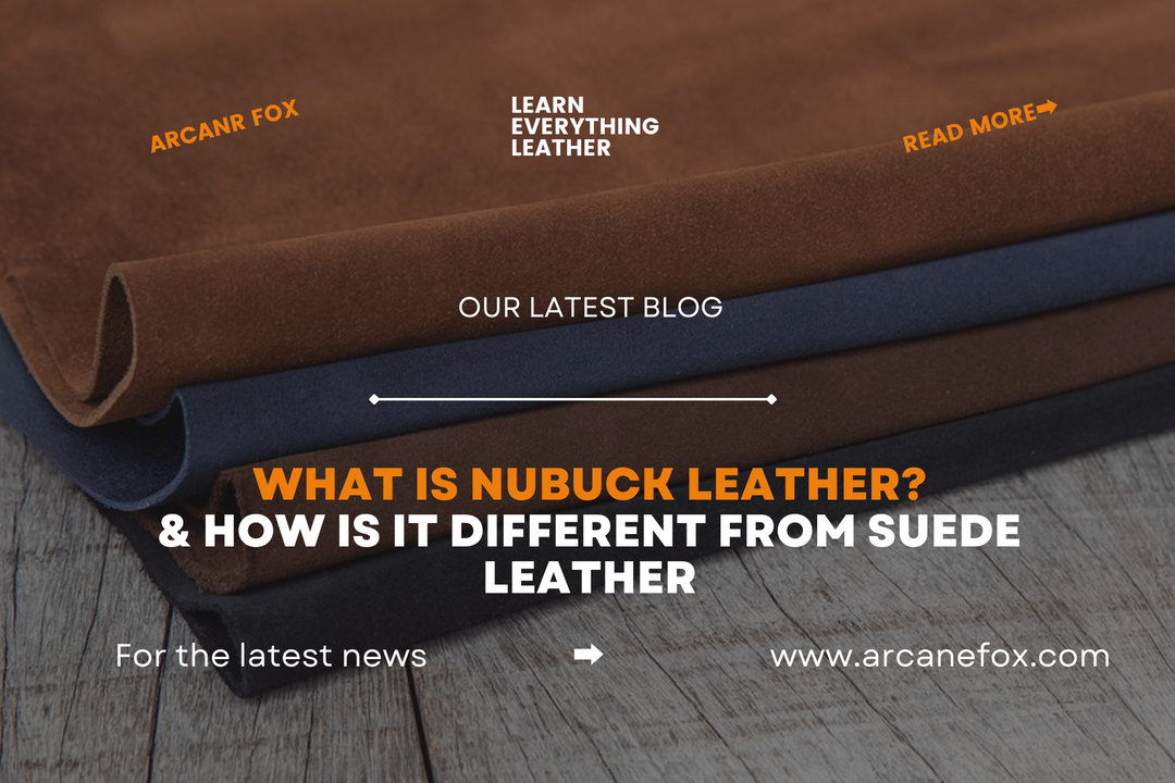 What is Nubuck Leather & How is it Different From Suede Leather