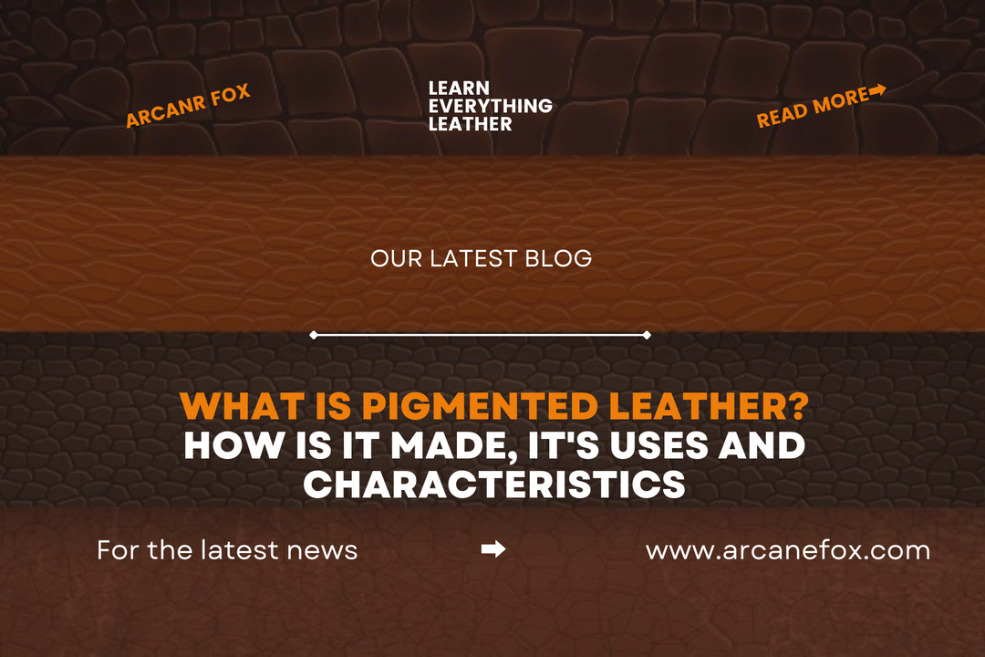 What is Pigmented Leather? How is it Made, It's uses and characteristics