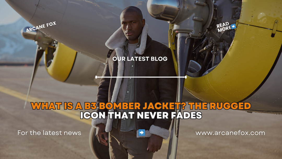 What is a B3 Bomber Jacket? The Rugged Icon That Never Fades