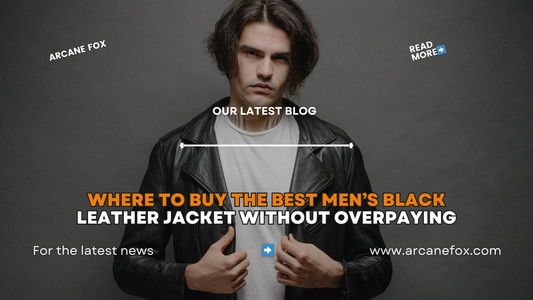 Where to Buy the Best Men’s Black Leather Jacket Without Overpaying
