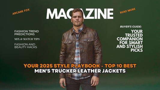 Your 2025 Style Playbook - Top 10 Best Men's Trucker Leather Jackets