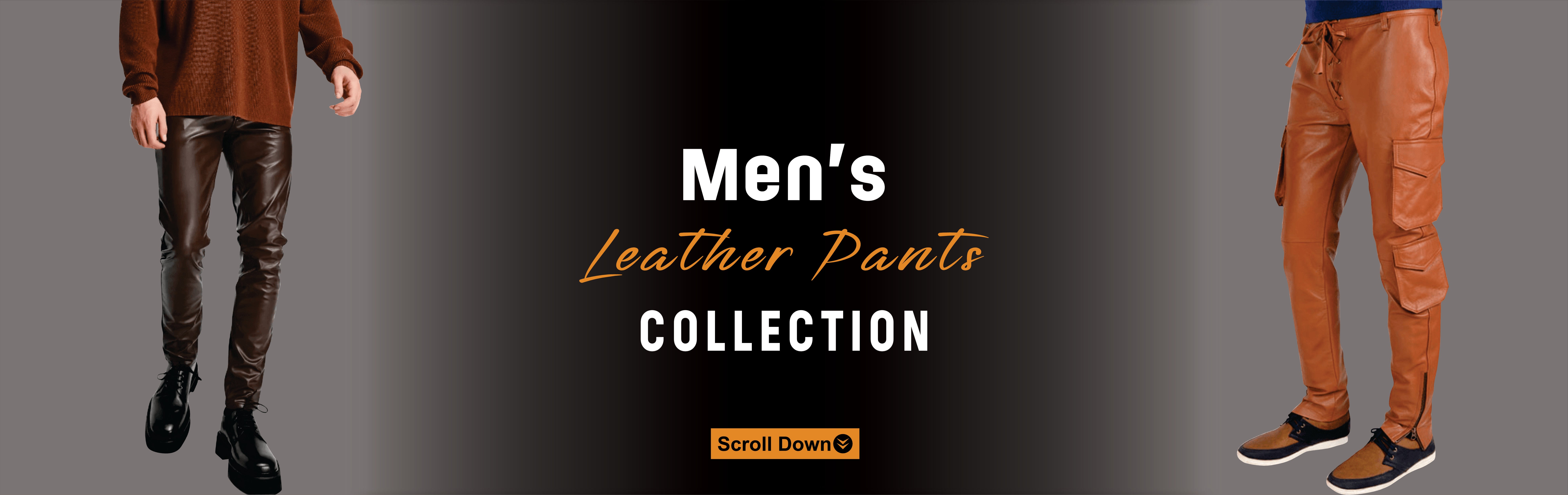 Men's Leather Pants Double Zip Jean Trousers Breeches BLUF lederhosen –  Leather Adults