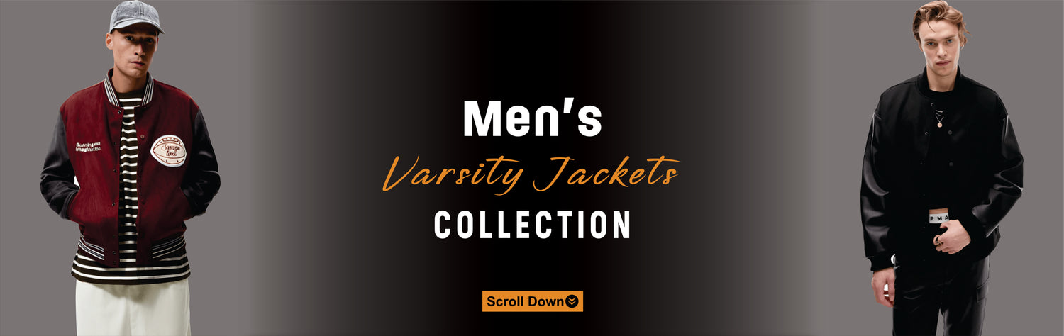 Varsity Jackets, Bombers & Coats for Men