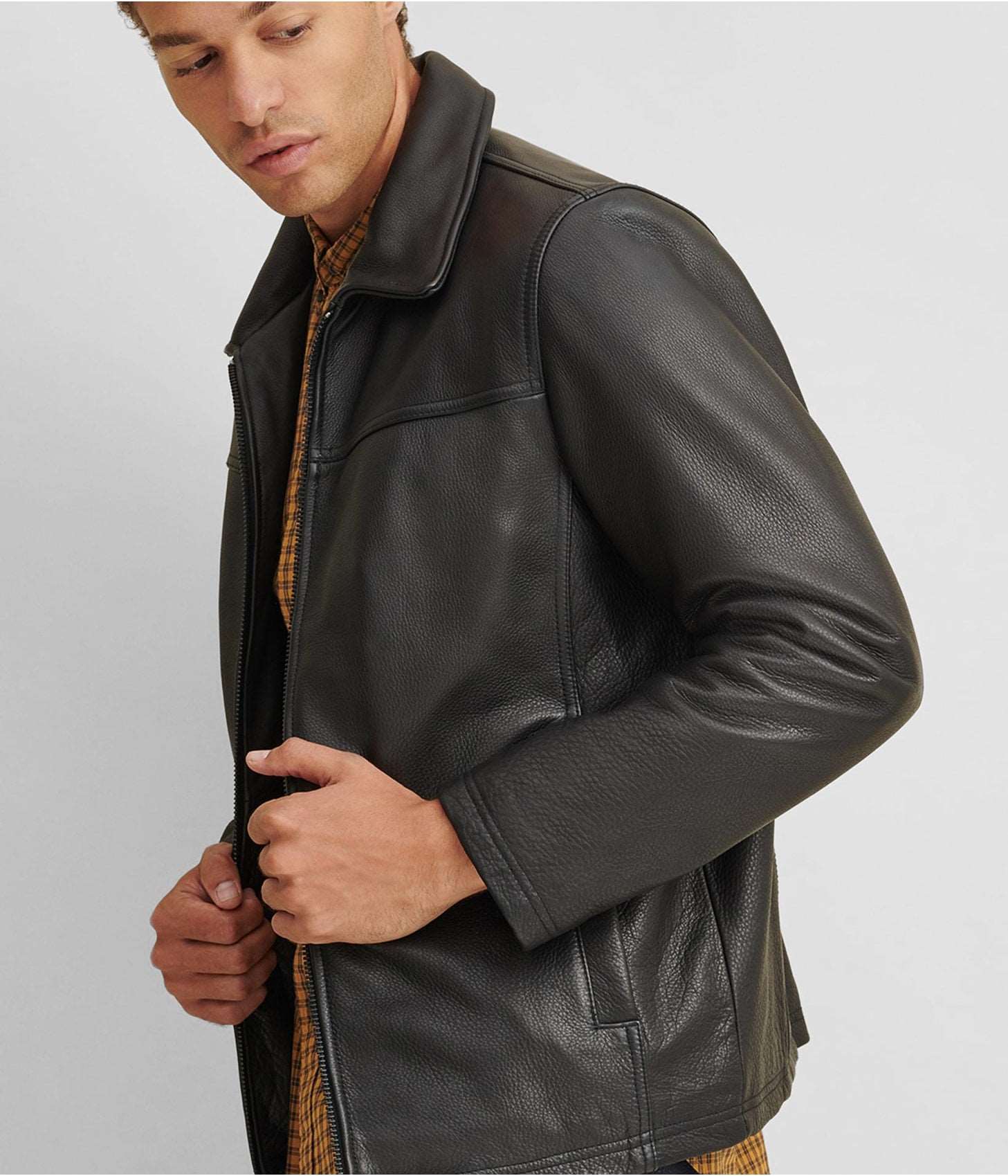 Men's Leather Jacket Black