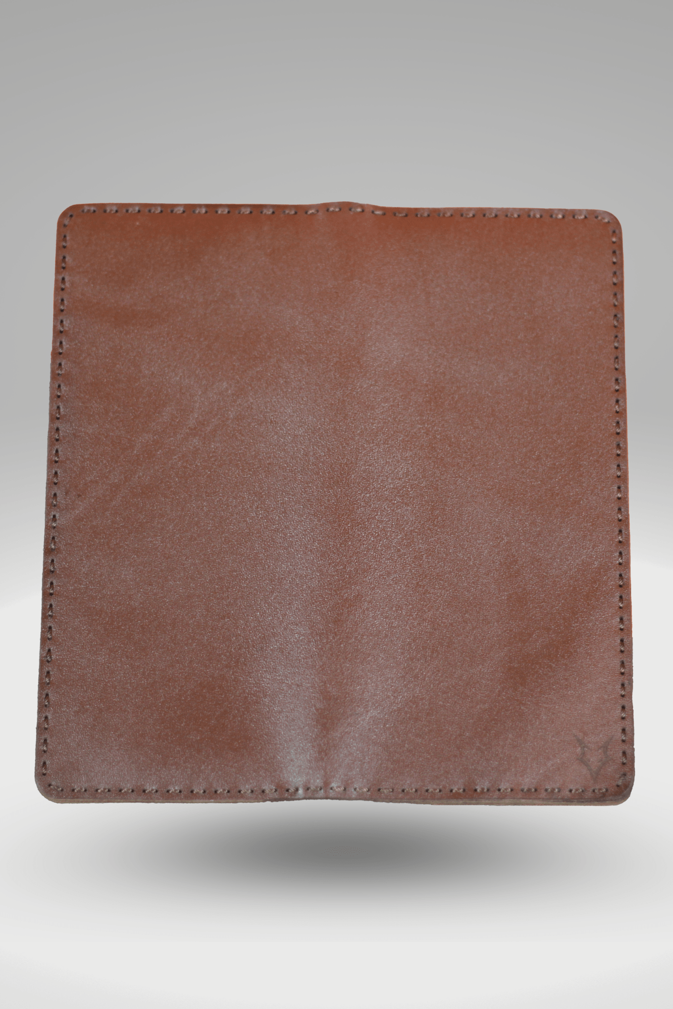 Unisex Soft Genuine Cowhide Leather Wallet In Brown