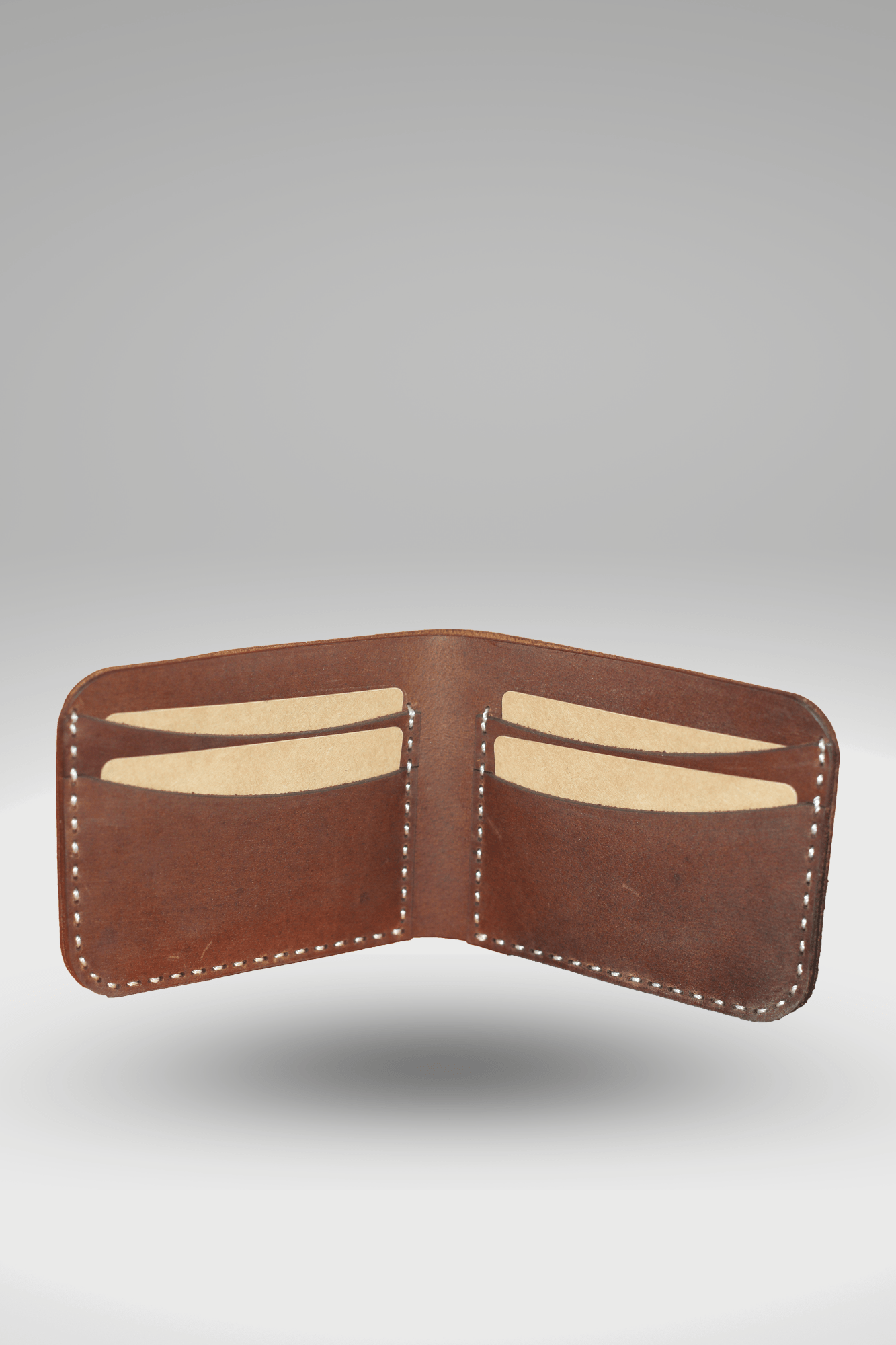 Men's Crazy Horse Dark Brown Genuine Cowhide Leather Wallet