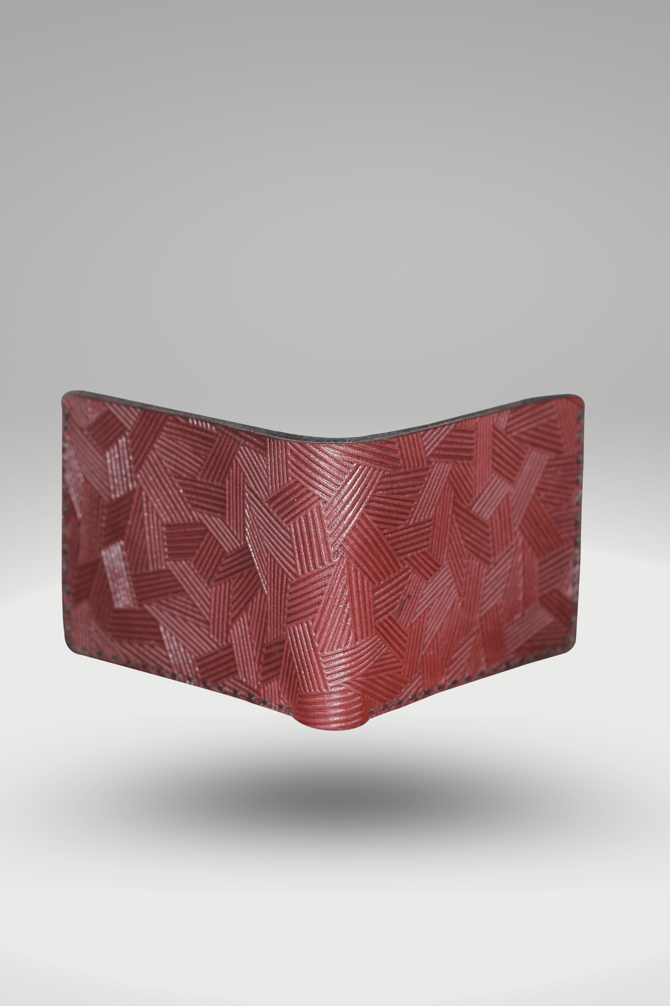 Wallet cowhide, Red