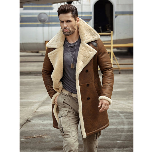 Men's Shearling Coats - Premium Leather Coats