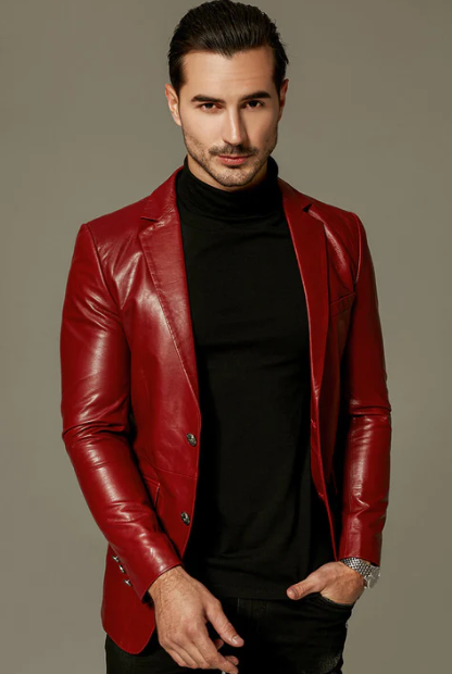 Shop Men's Leather Blazers in Premium Styles - Arcane Fox Shop Men's Leather Blazers in Premium Styles - Arcane Fox