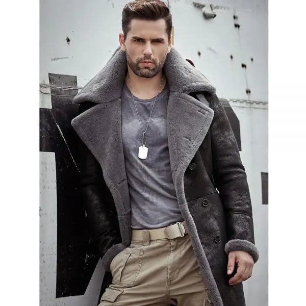 Men's B7 Bomber Shearling Coat | Premium Leather Coats
