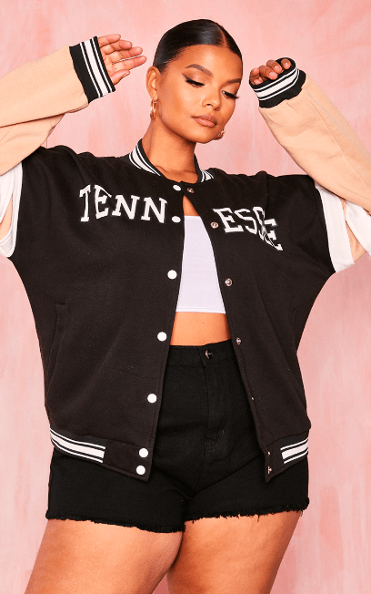 Women's varsity deals bomber jacket