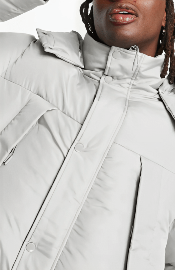 Mens trench coat hotsell with fur hood