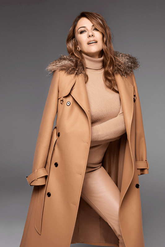 Women's Leather Pant In Tan